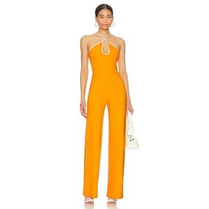 Lovers + Friends Orange Maddison Jumpsuit